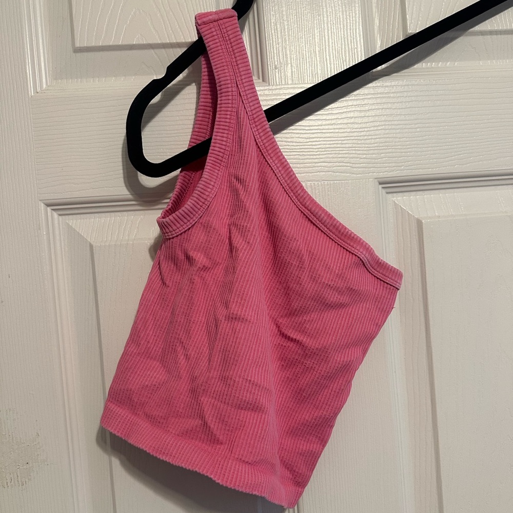 Swank one shoulder tank top. Size small/medium.